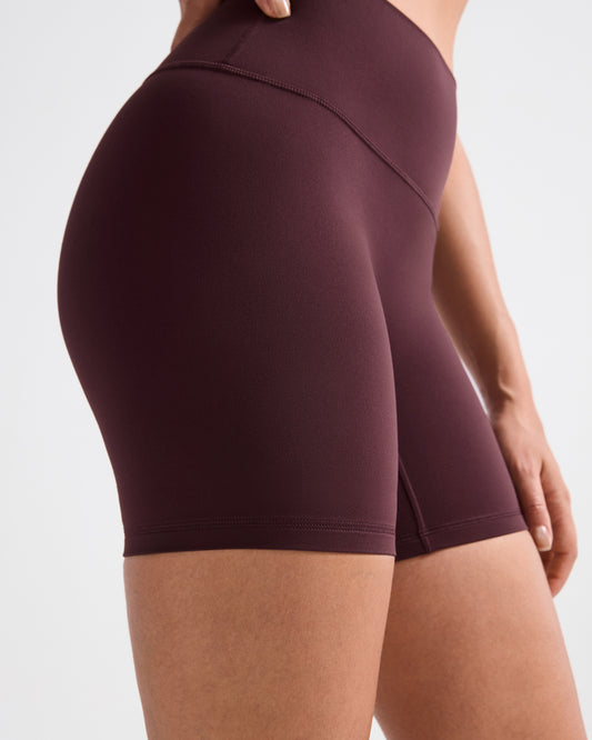 No Front Seam Biker Shorts 6"