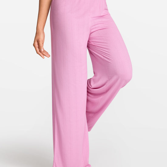SOULVOR Wide Leg Casual Pants Macaron Pink @model_info:A3